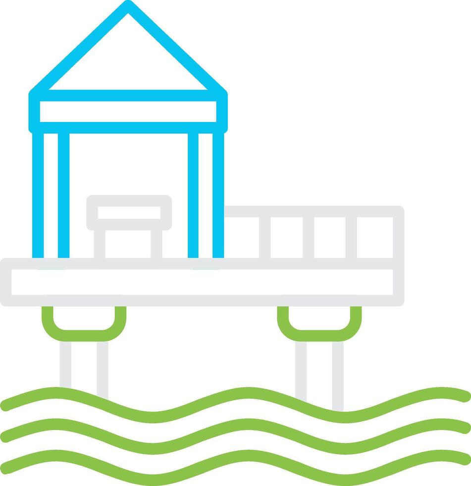 Dock Bin Creative Icon Design vector