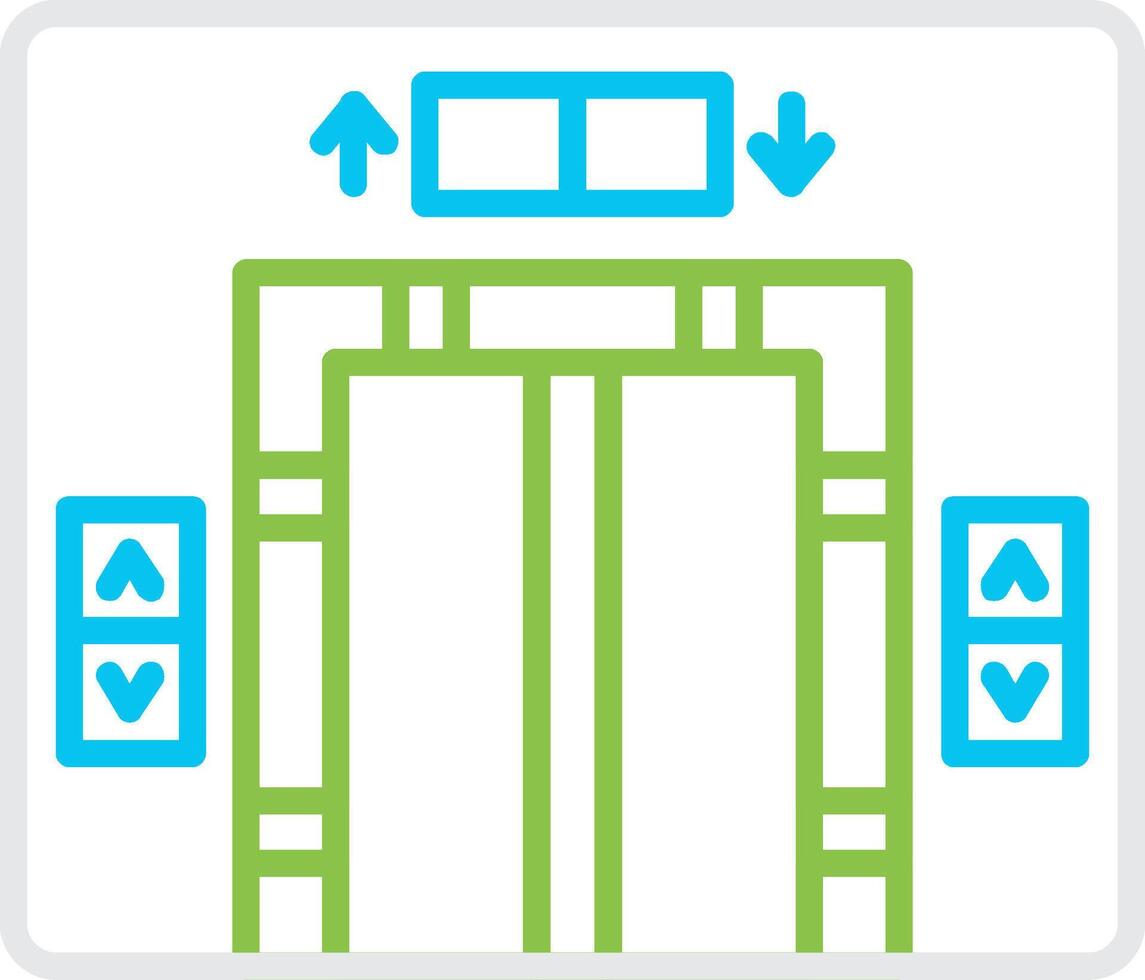 Elevator Bin Creative Icon Design vector