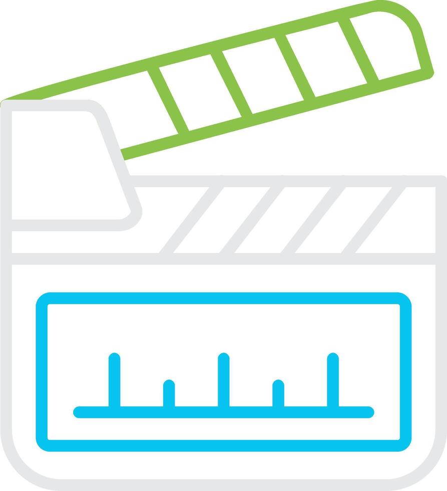 Clapperboard Creative Icon Design vector