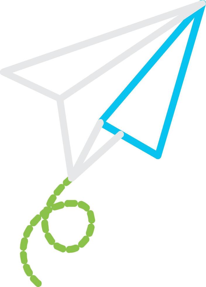 Paper Plane Creative Icon Design vector