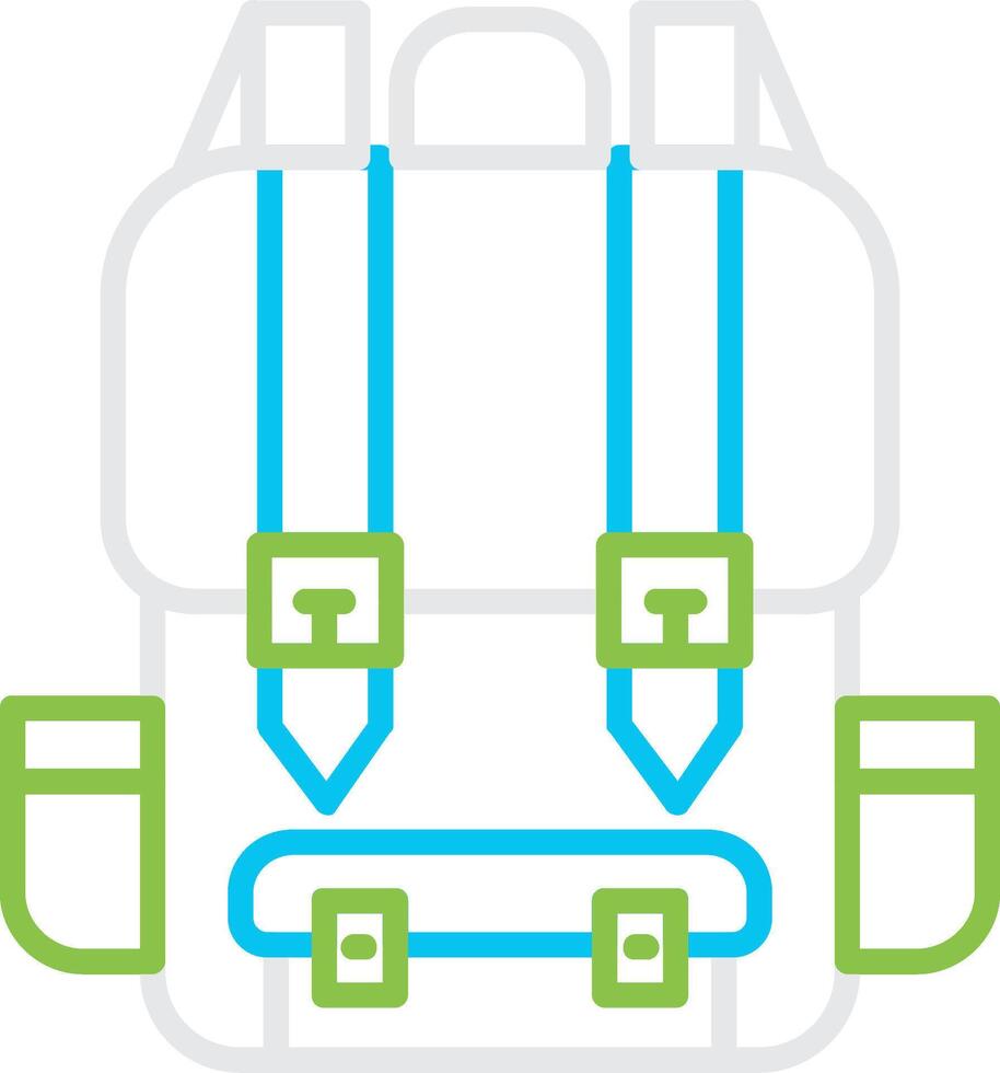 Backpack Creative Icon Design vector