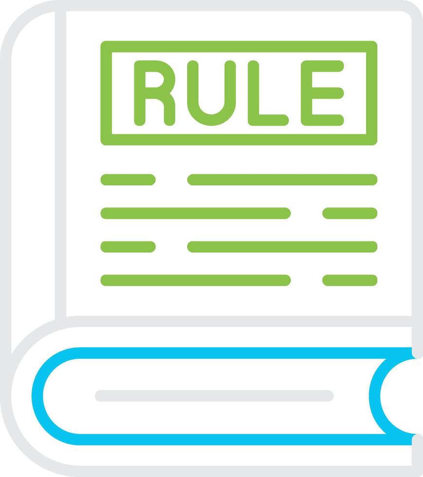 Rule Bin Creative Icon Design vector