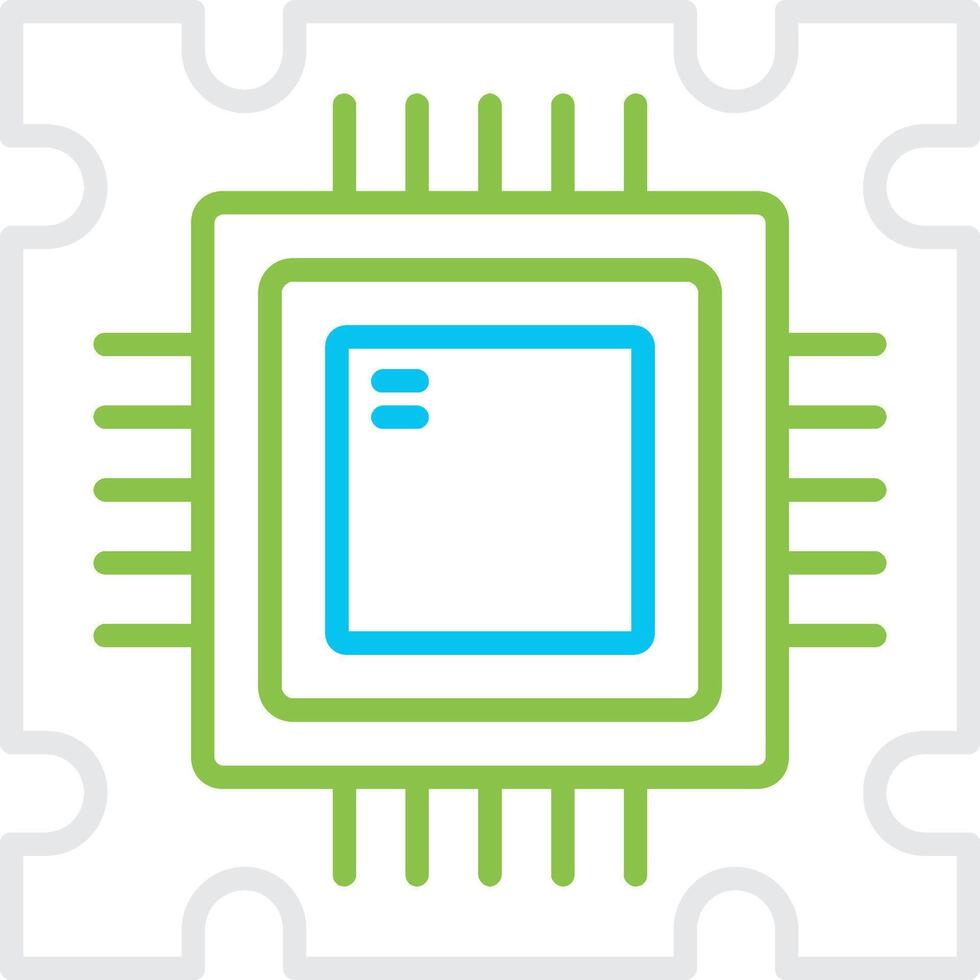 Processor Bin Creative Icon Design vector