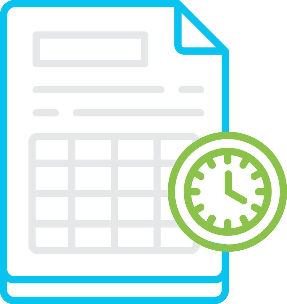 Schedule Bin Creative Icon Design vector