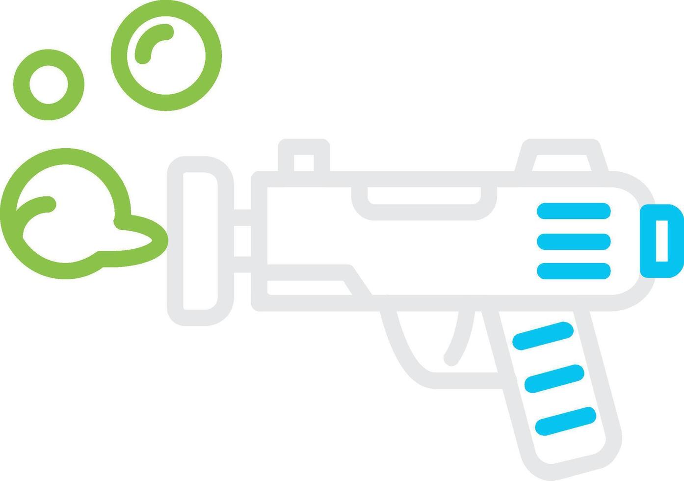 Toy Gun Bin Creative Icon Design vector