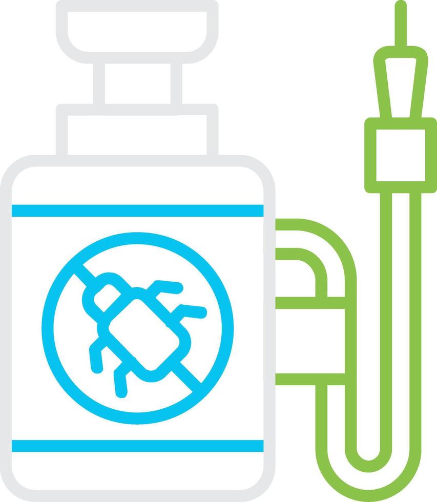 Pesticide Bin Creative Icon Design vector