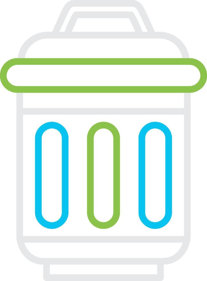 Trash Bin Bin Creative Icon Design vector
