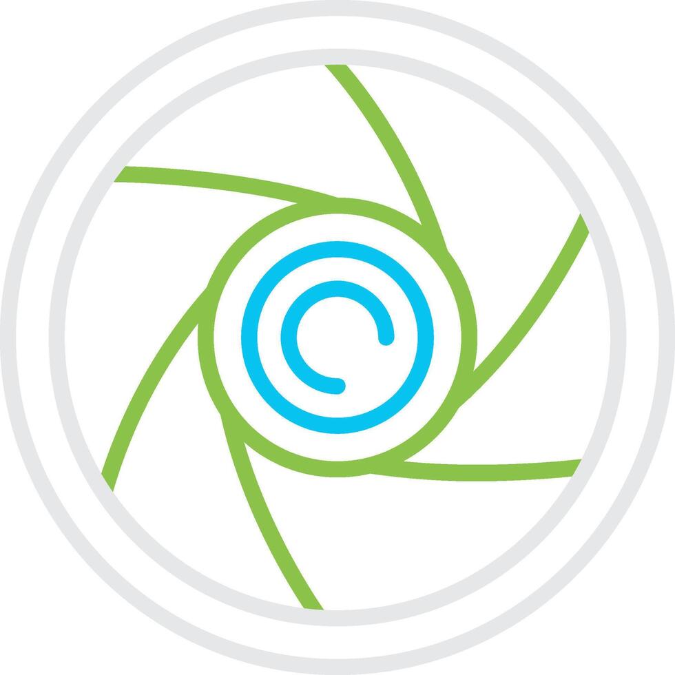 Shutter Creative Icon Design vector