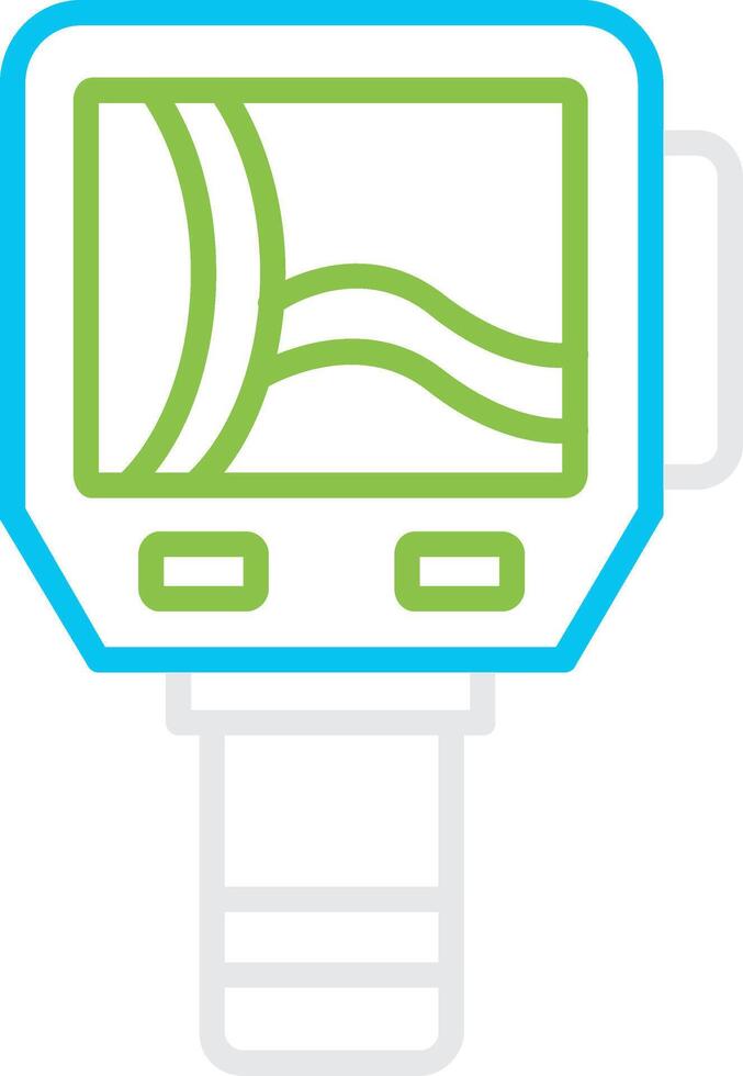 Thermal Imaging Bin Creative Icon Design vector
