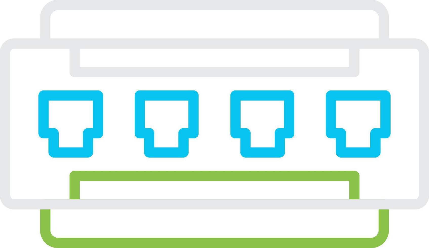 Hub Bin Creative Icon Design vector