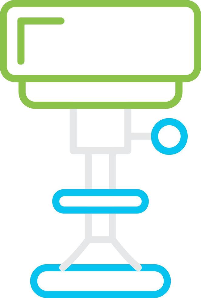 Bar Stool Creative Icon Design vector