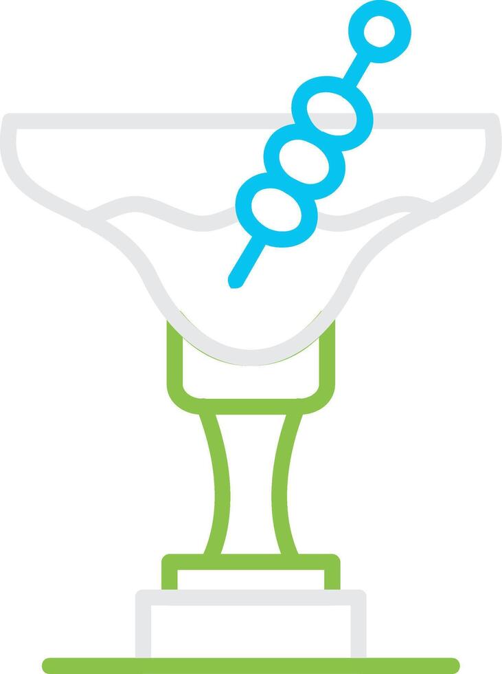 Martini Creative Icon Design vector