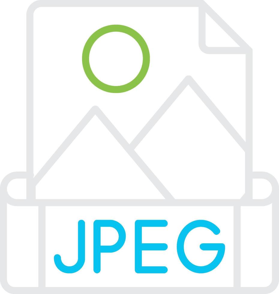 Jpeg Creative Icon Design vector