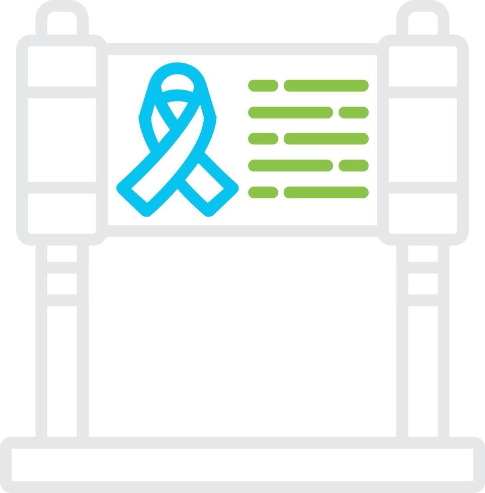 Awareness Day Creative Icon Design vector