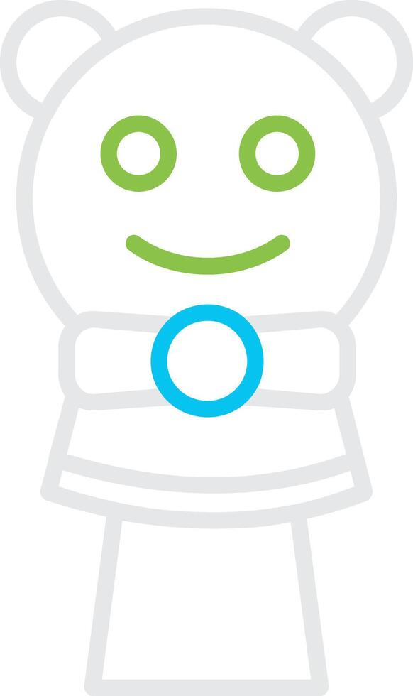 Puppet Show Bin Creative Icon Design vector