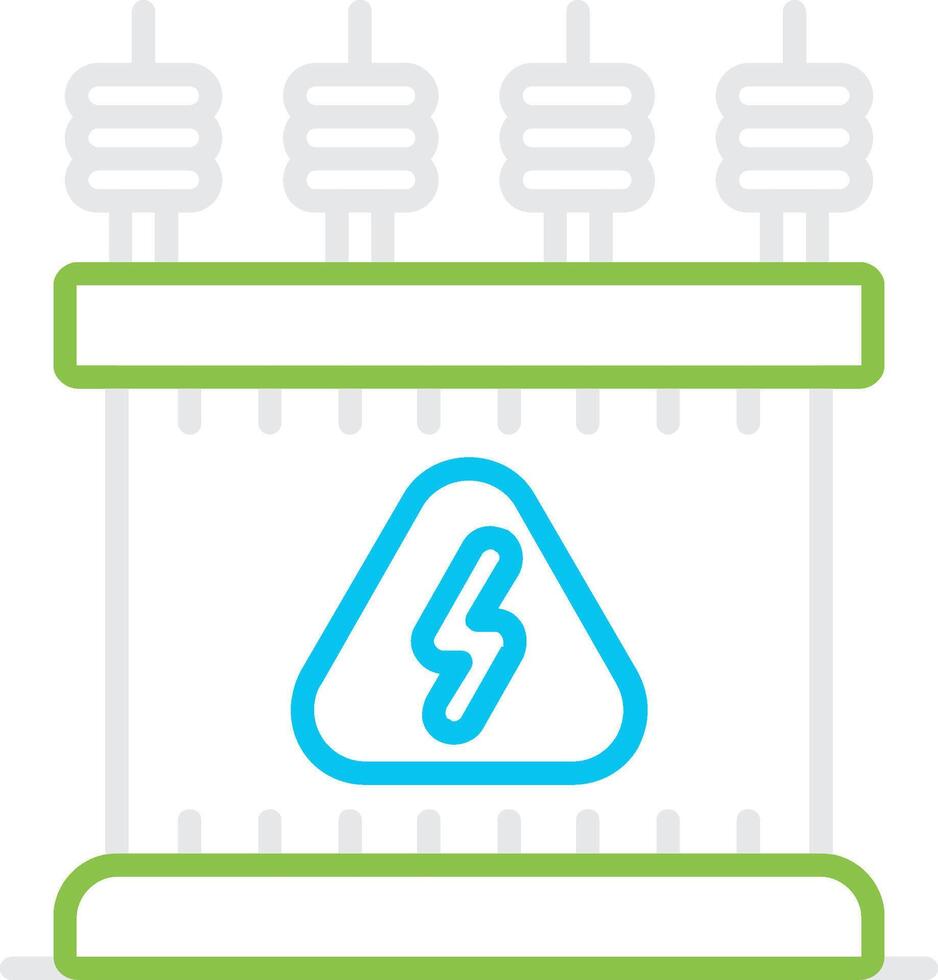 Power Transformer Creative Icon Design vector