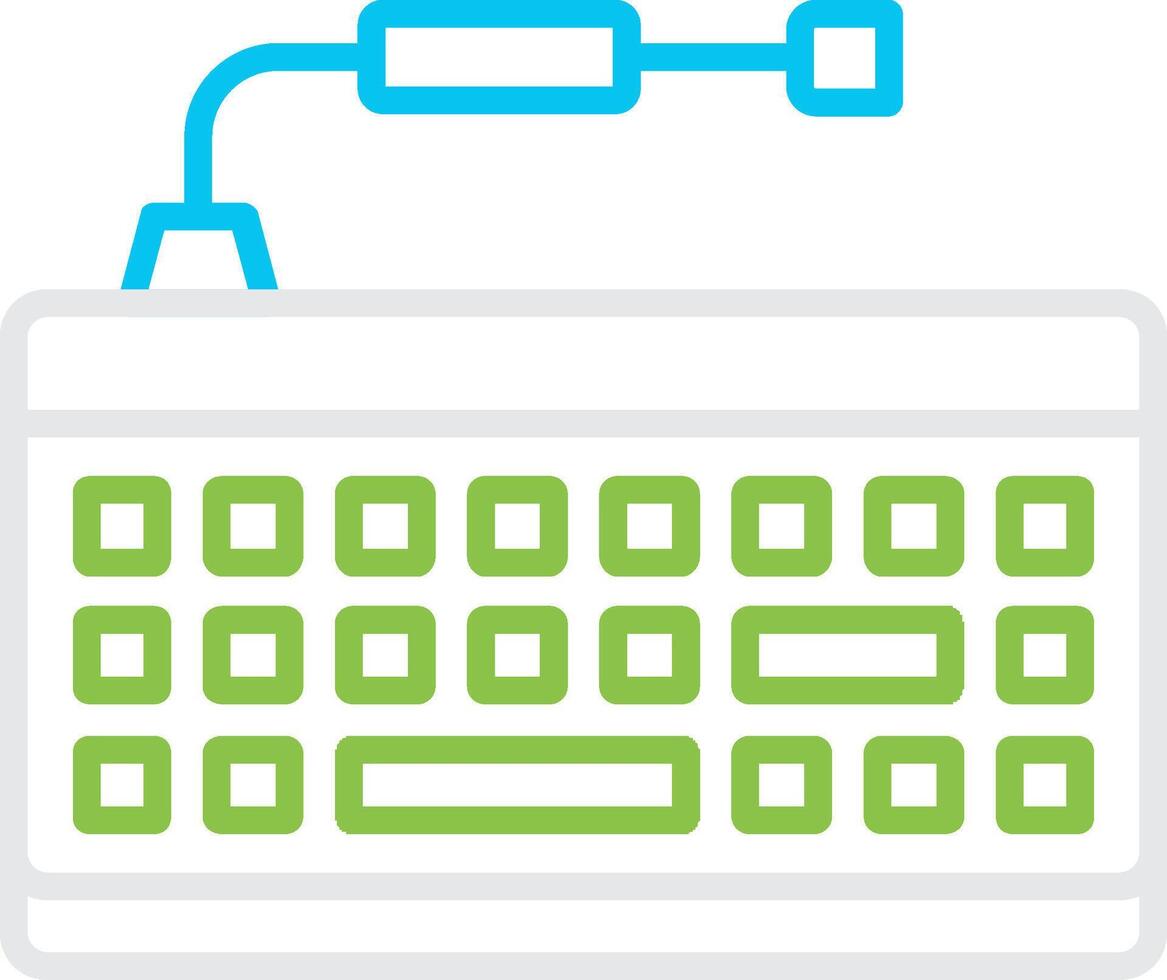 Keyboard Bin Creative Icon Design vector