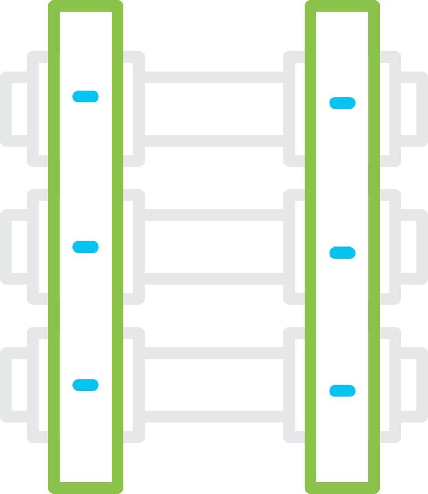 Train Tracks Creative Icon Design vector