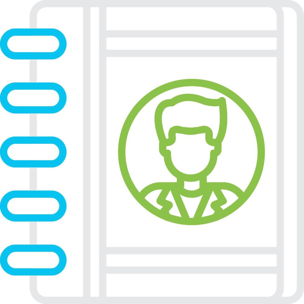 Contact Creative Icon Design vector