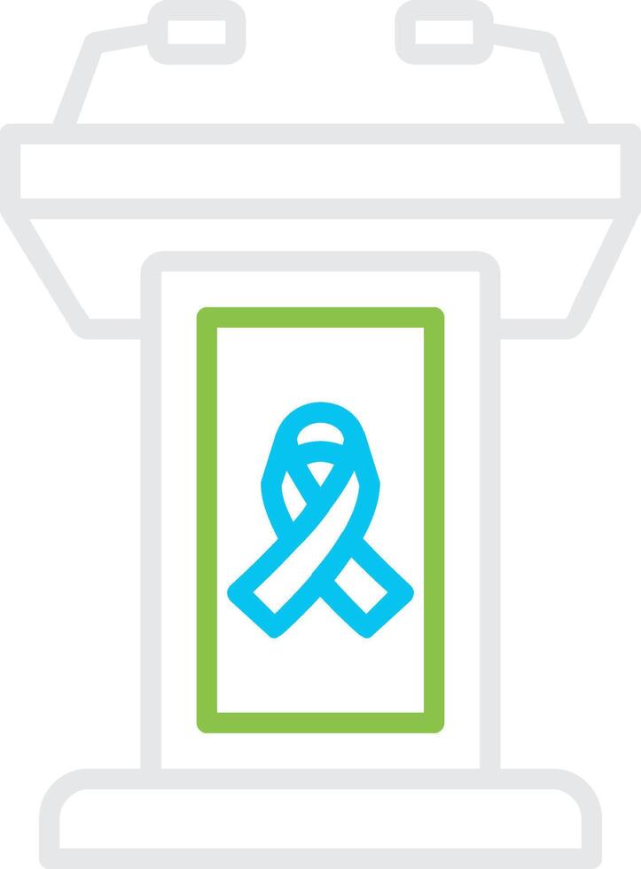 Tribune Creative Icon Design vector