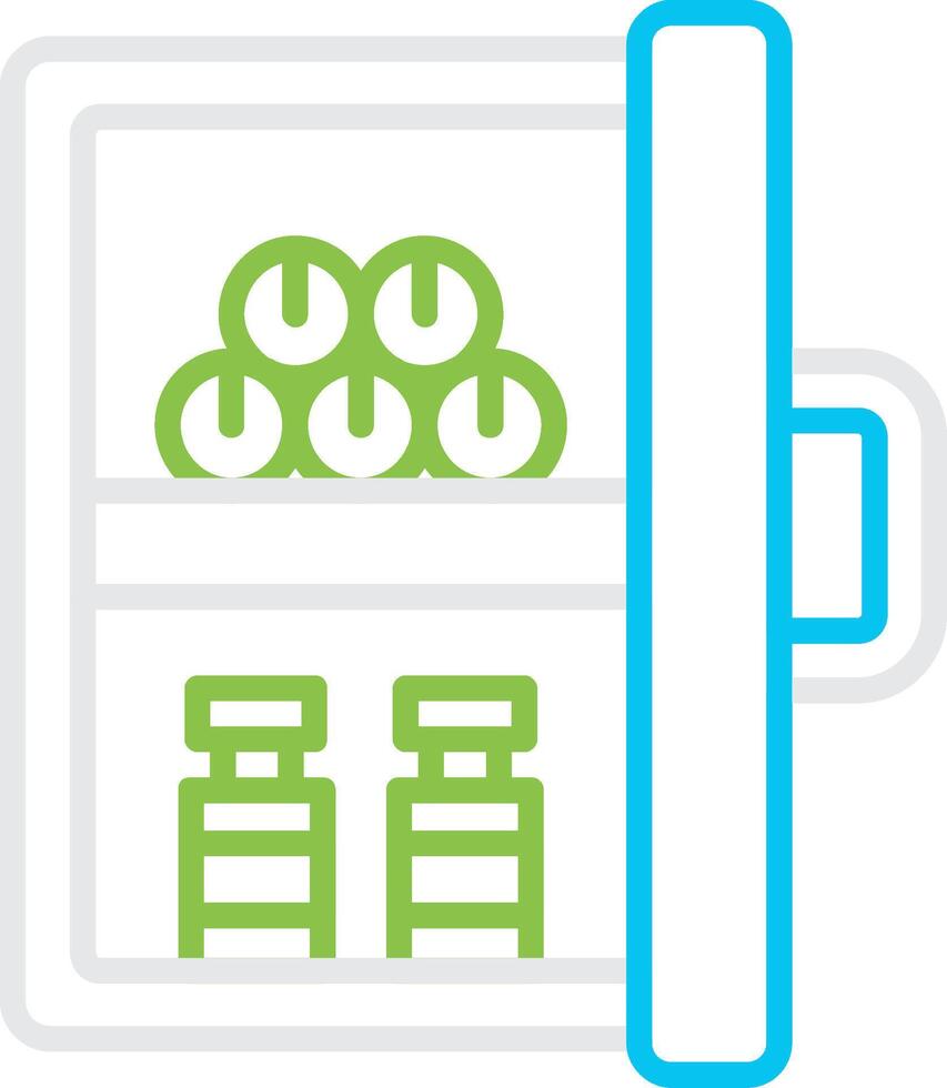 Minibar Bin Creative Icon Design vector