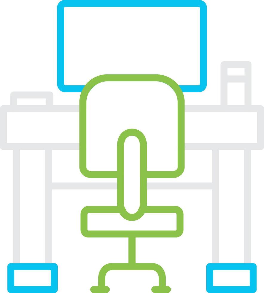Workplace Bin Creative Icon Design vector