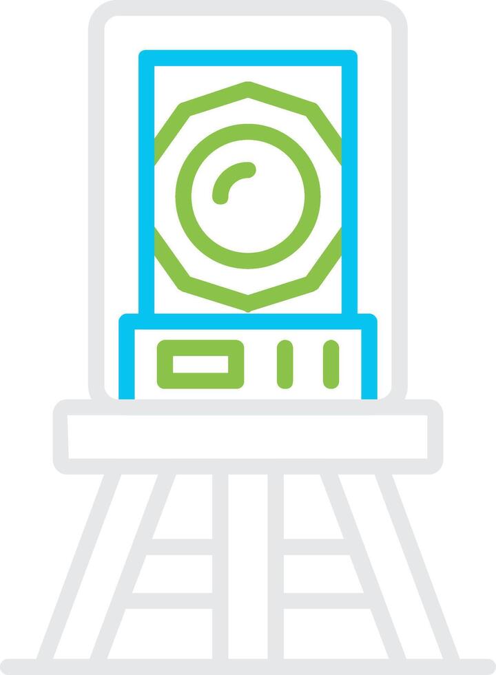 Theodolite Bin Creative Icon Design vector