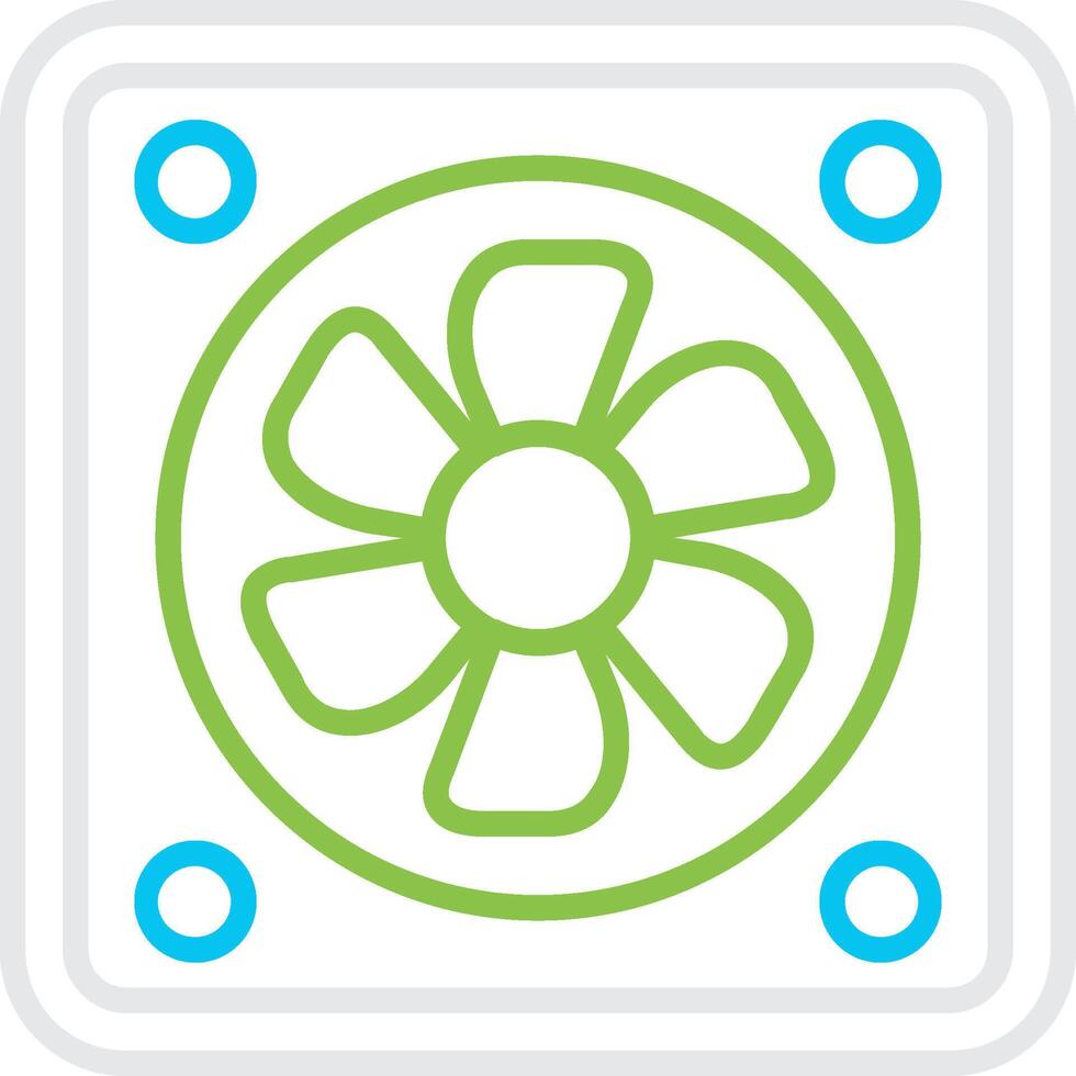 Fan Bin Creative Icon Design vector