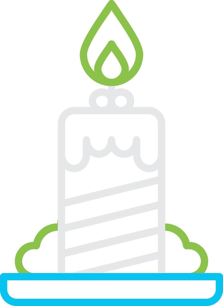 Candle Bin Creative Icon Design vector