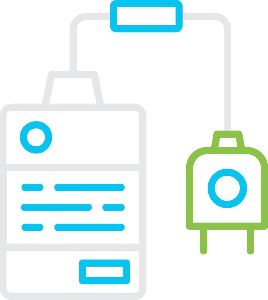 Charger Bin Creative Icon Design vector