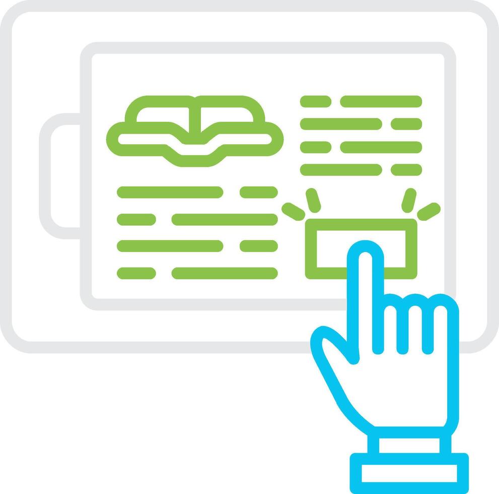 Elearning Bin Creative Icon Design vector