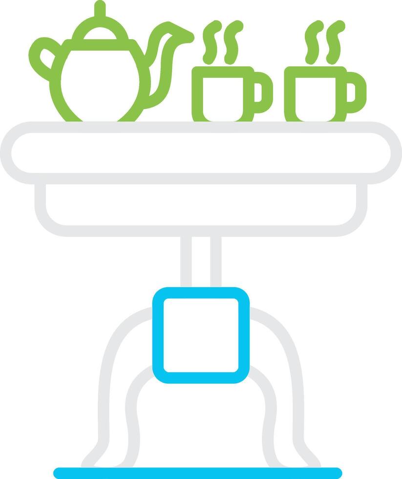 Coffee Table Creative Icon Design vector