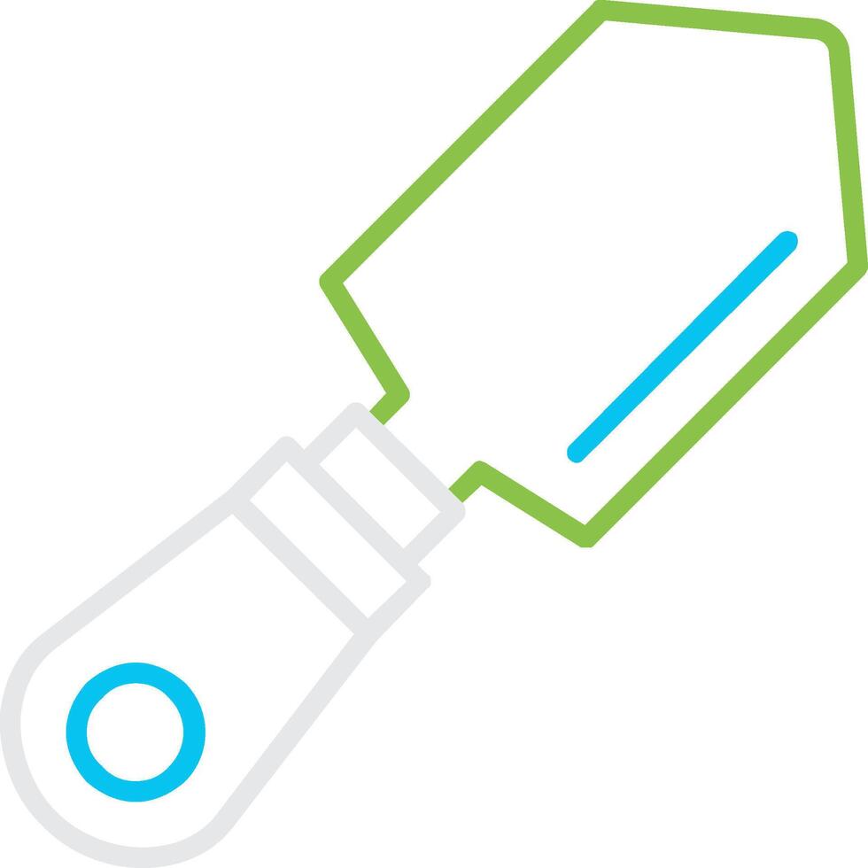 Trovel Bin Creative Icon Design vector