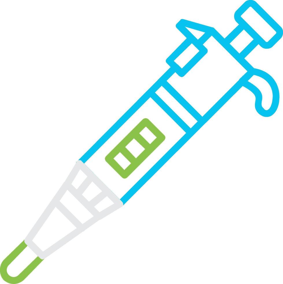 Pipette Bin Creative Icon Design vector