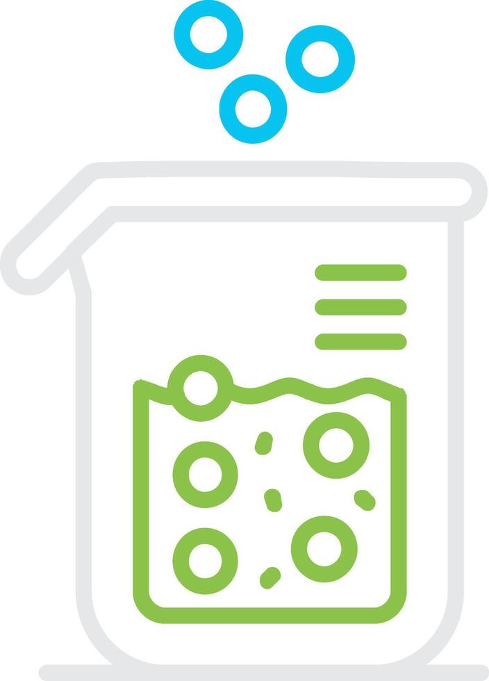 Beaker Bin Creative Icon Design vector