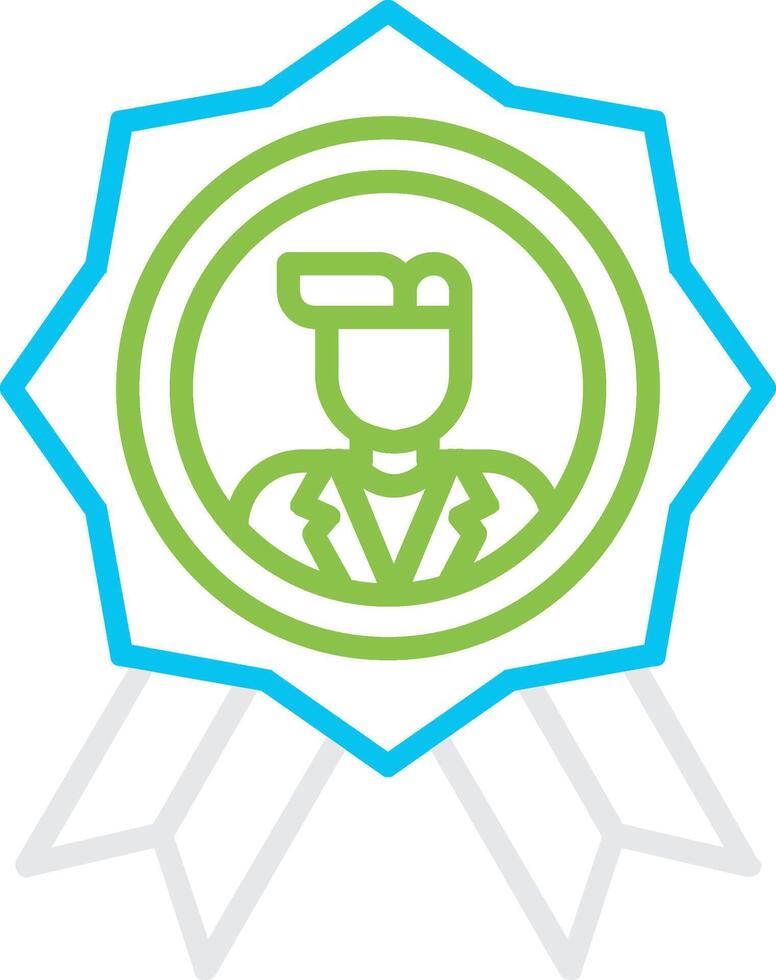 Best Employee Creative Icon Design vector