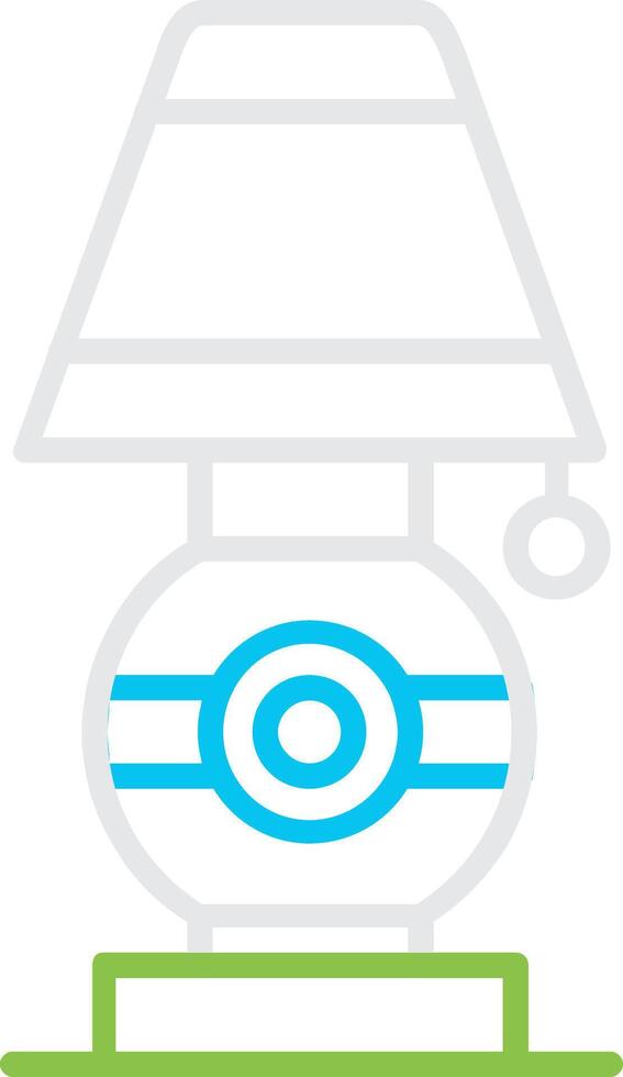 Desk Lamp Creative Icon Design vector