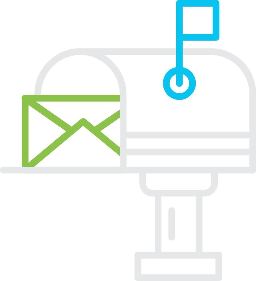 Mail Box Creative Icon Design vector