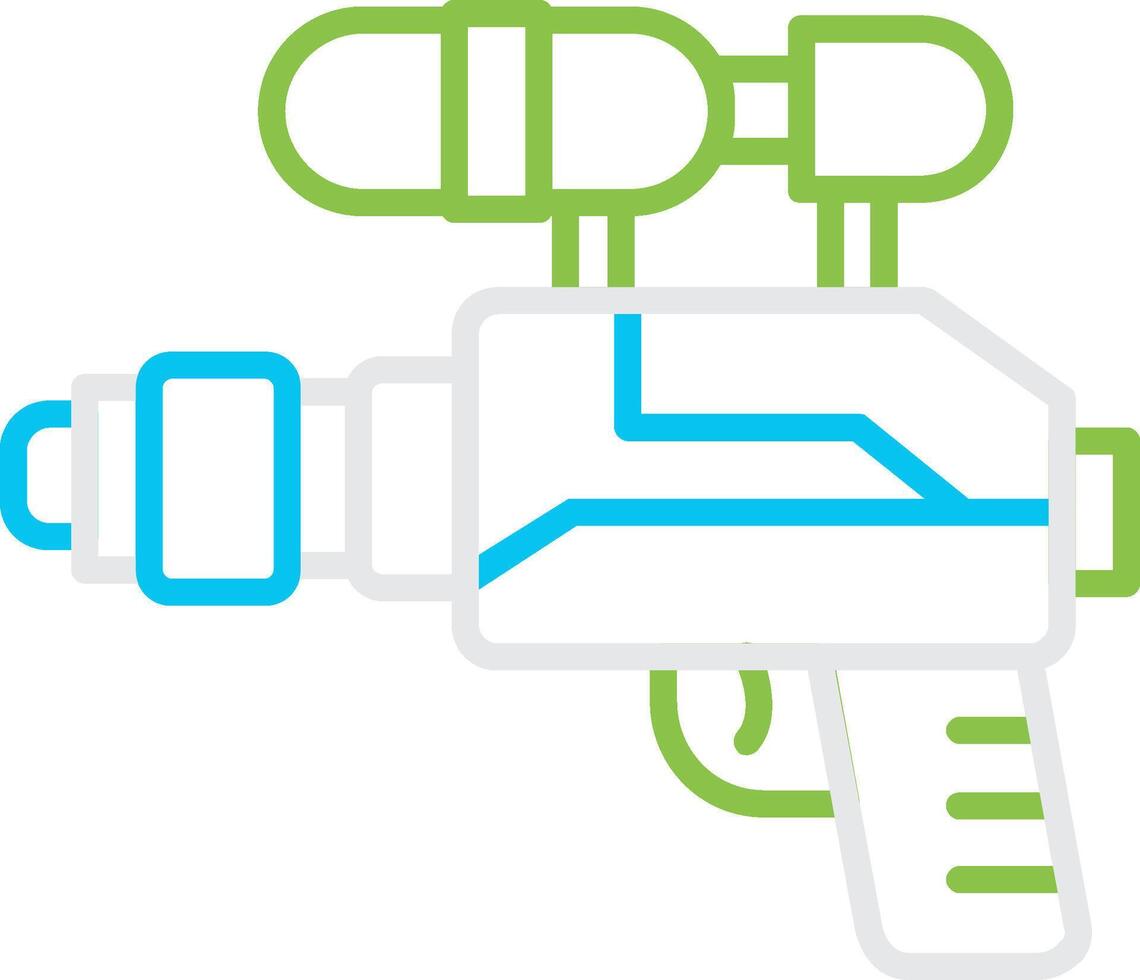 Water Gun Creative Icon Design vector