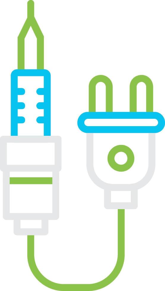 Soldering Iron Creative Icon Design vector