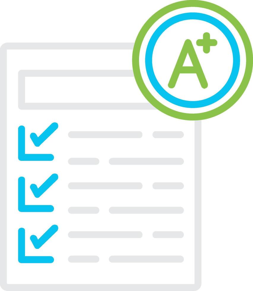 Grades Creative Icon Design vector