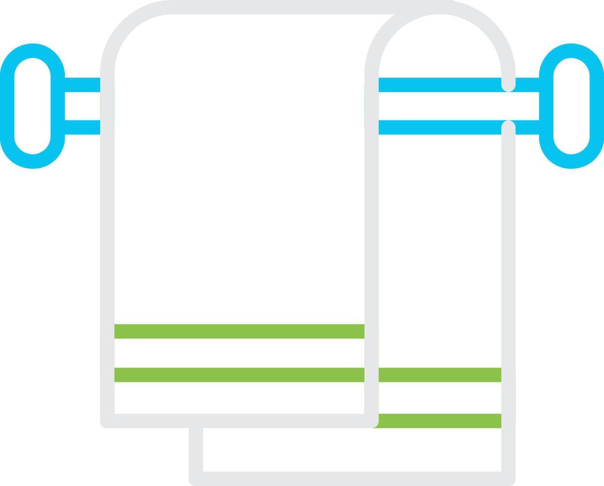Towel Bin Creative Icon Design vector
