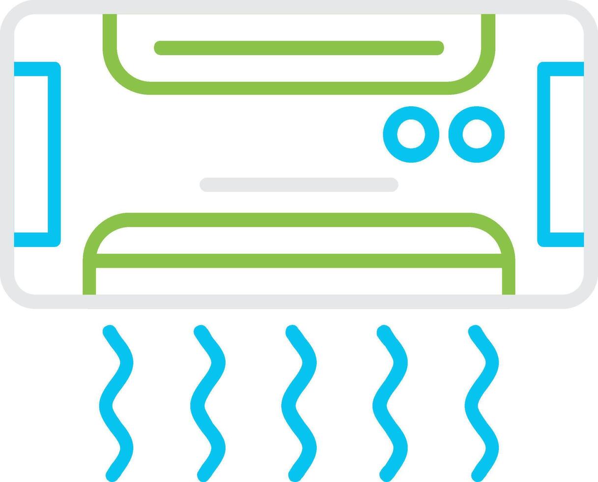 Air Conditioning Creative Icon Design vector