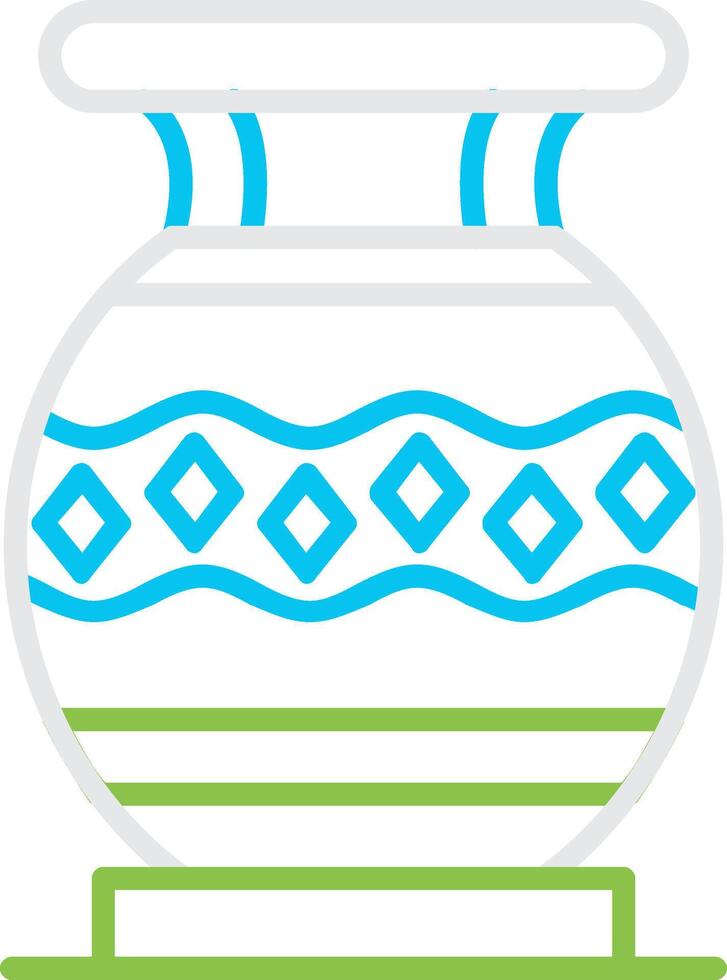 Vases Creative Icon Design vector