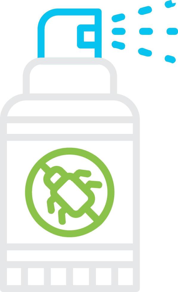 Spray Bottle Bin Creative Icon Design vector