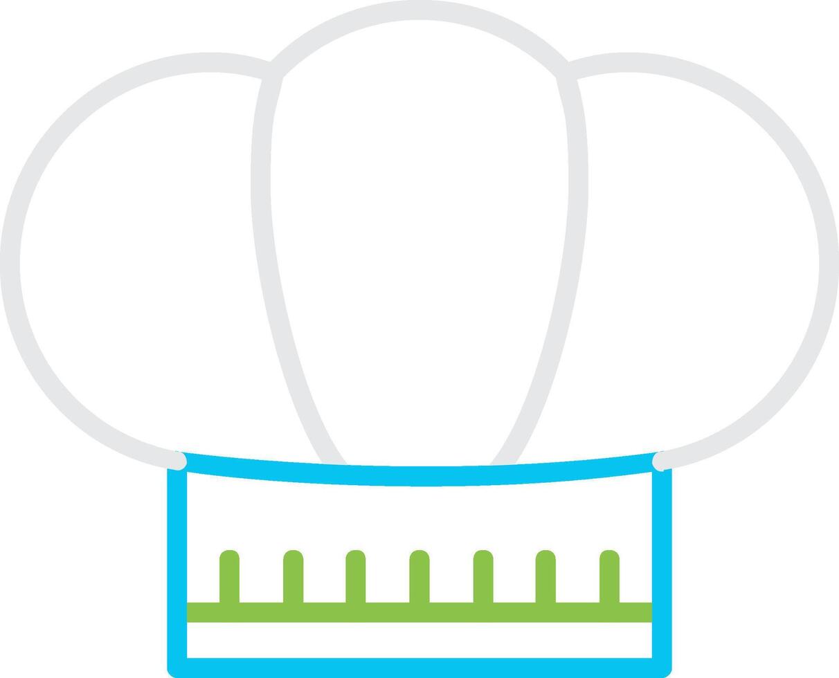 Chef Hat Bin Creative Icon Design vector