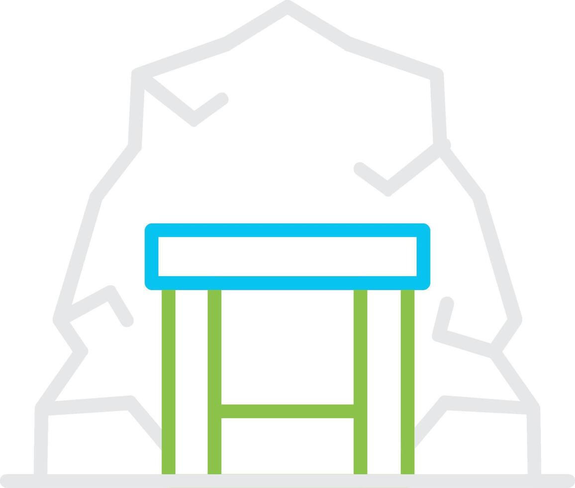 Tunnel Creative Icon Design vector