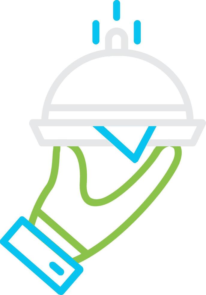 Food Tray Creative Icon Design vector