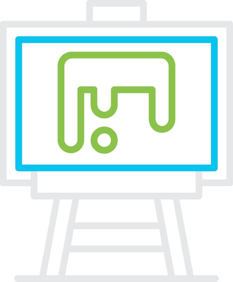 Paint Canvas Creative Icon Design vector