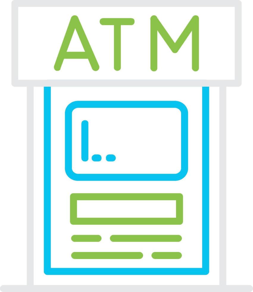 Atm Creative Icon Design vector